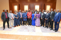 Le Président de la Transition reçoit l'ensemble des délégués spéciaux de toutes les provinces du Gabon
