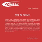 Douala : un train de Camrail heurté par un camion de sable