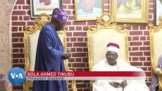 Le président nigérian Bola Ahmed Tinubu au chevet des déplacés des inondations à Maiduguri