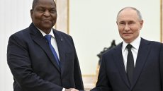 Russie: rencontre entre Vladimir Poutine et son homologue centrafricain Faustin-Archange Touadéra