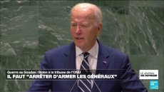 Le monde doit arrêter d'armer les généraux au Soudan, exhorte Joe Biden à l'ONU