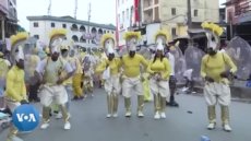 Le carnaval Fanti dans les rues de Lagos