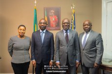 Réunion préparatoire des Assemblées annuelles du FMI et de la Banque Mondiale avec l'Ambassadeur du Gabon aux USA